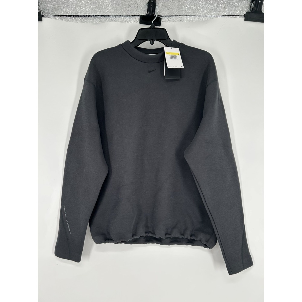 Nike Tech‎ Fleece Loose Fit Sweatshirt Mens Small Anthracite Crewneck HV6537-060